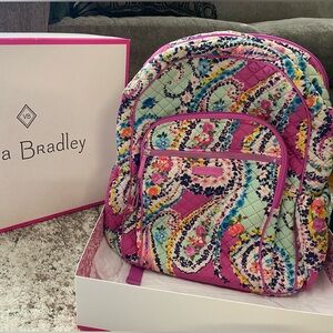 Vera Bradley Campus Backpack Wildflower Paisley